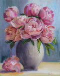 Pink Flowers in Vase